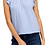 Thumbnail: VELVET , Stacy Flutter Sleeve Top -Mist Blue